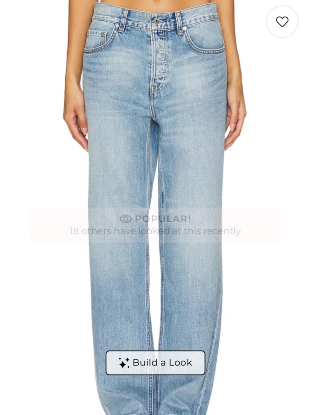GRLFRND Bella Low Rise Boyfriend light wash